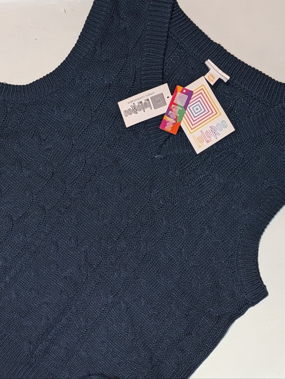 LuLaRoe Nadia Sweater Vest XXS